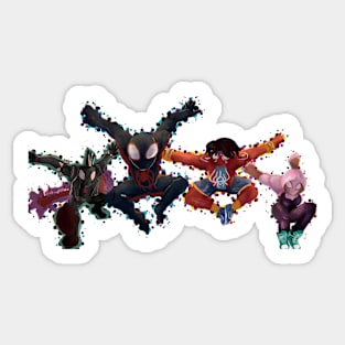 Spider People Sticker